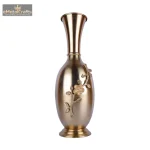 Aluminium Golden Bottle Shape Flower Pot 2 2 17 eMetalCrafts