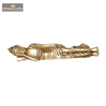 Brass Buddha Idol In Maha Parinirvana 2 2 18 eMetalCrafts