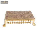 Brass Chowki for God Idol Statue 2 2 22 eMetalCrafts