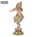 Bhagawan Krishna - Brass Statue 2 2 35 eMetalCrafts