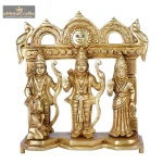 Bhagwan Brass Ram Darbar Statue with Sita Laxman Hanuman 2 2 36 eMetalCrafts