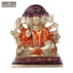 Bhavya Panchmukhi Hanuman Brass Idol 2 2 37 eMetalCrafts