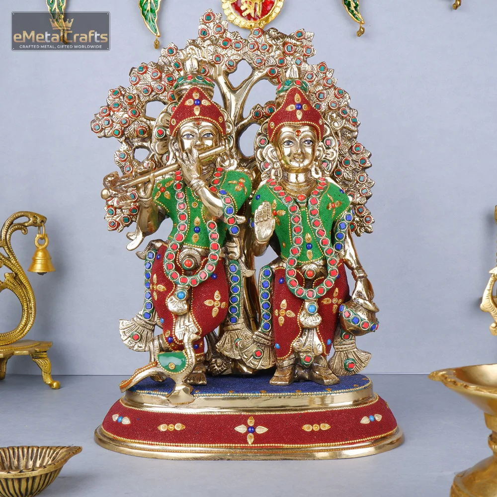 brass radha krishna brass radha krishna