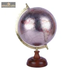 Aluminium Brown & Blue Globe 2 2 4 eMetalCrafts