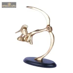 Aluminium Metal Tabletop Human Sculptures With Arrow 2 2 42 eMetalCrafts