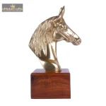 Aluminum Pindwarbros Home Decorative Horse Face Statue 2 2 59 eMetalCrafts