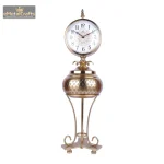 Artage Metal Aluminium Gold Finish Clock 2 2 62 eMetalCrafts