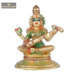Best Brass Goddess Saraswati Ji Idol 2 2 66 eMetalCrafts