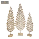 Brass Gold Toned 3 Pieces Christmas Tree Brass 2 212 eMetalCrafts