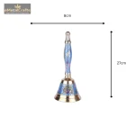 Pure Brass Pooja Bell for Home and Temple 3 26 cm 70 eMetalCrafts