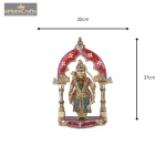 Standing Lord Rama Brass Statue Inside Temple 5 26 cm 85 eMetalCrafts