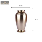 Aluminium Flower Vase Cremation Urns For Human Ashes 3 3 14 eMetalCrafts
