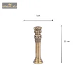 A Ona Brass Indian National Emblem Ashok Chakra Pillar 3 3 2 eMetalCrafts