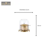 Brass Chimni Diya 3 3 22 eMetalCrafts