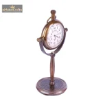 Brass Desk Clock Quartz Vintage Table Brass Desk Clock 3 3 27 eMetalCrafts