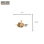 Brass And Steel Pooja Thali 3 3 30 eMetalCrafts