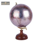 Aluminium Brown & Blue Globe 3 3 4 eMetalCrafts