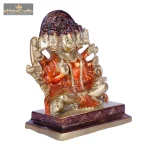 Bhavya Panchmukhi Hanuman Brass Idol 3 3 42 eMetalCrafts
