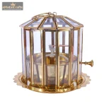 Brass & Glass Akhand Deepak 3 3 43 eMetalCrafts