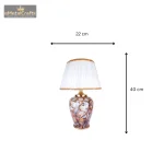 Aluminium Multicoloured Metal Cylindrical Shaped Table Lamp 3 3 51 eMetalCrafts