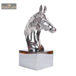 Heritage Horse Head Craft Statue 3 3 53 eMetalCrafts
