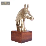 Aluminum Pindwarbros Home Decorative Horse Face Statue 3 3 64 eMetalCrafts