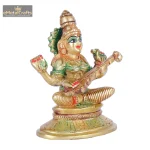 Best Brass Goddess Saraswati Ji Idol 3 3 70 eMetalCrafts