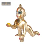 Brass Laddu Gopal Krishna Ji Murti 2 312 eMetalCrafts