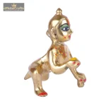 Brass Laddu Gopal Krishna Ji Murti 3 313 eMetalCrafts