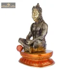 Brass Lord Sitting Hanuman Statue 4 314 1 eMetalCrafts