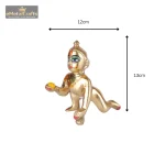 Brass Laddu Gopal Krishna Ji Murti 4 314 eMetalCrafts