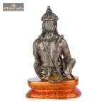 Brass Lord Sitting Hanuman Statue 5 315 eMetalCrafts
