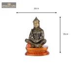 Brass Lord Sitting Hanuman Statue 6 316 eMetalCrafts