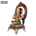 Brass Lakshmi Ji Statue Showpiece Idol with Stone Work 5 325 eMetalCrafts