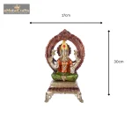 Brass Lakshmi Ji Statue Showpiece Idol with Stone Work 6 326 eMetalCrafts