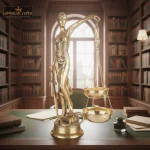 Brass Large Blindfolded Justice Sculptures 1 331 eMetalCrafts