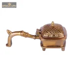 Brass Lobandan Charcoal Incense Burner 4 375 eMetalCrafts