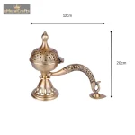 Brass Lobandan Incense Burner with Handle 5 385 eMetalCrafts