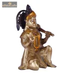 Brass Lord Hanuman Statue 3 393 eMetalCrafts
