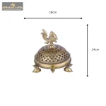 Brass Dhoopdani Incense Holder - Home Deco 4 4 14 eMetalCrafts