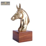 Aluminum Pindwarbros Home Decorative Horse Face Statue 4 4 43 eMetalCrafts