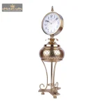Artage Metal Aluminium Gold Finish Clock 4 4 44 eMetalCrafts