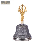 Brass Feng Shui Spiritual Tibetan Bell | Buddhist Meditation 2 402 eMetalCrafts