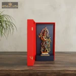 Brass Lord Krishna Idol with a Velvet Red Box 1 451 eMetalCrafts