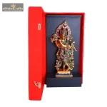 Brass Lord Krishna Idol with a Velvet Red Box 3 453 eMetalCrafts