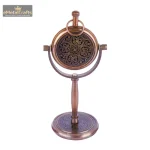 Brass Desk Clock Quartz Vintage Table Brass Desk Clock 5 5 10 eMetalCrafts