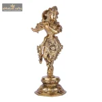 Bhagawan Krishna - Brass Statue 5 5 14 eMetalCrafts