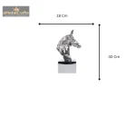 Heritage Horse Head Craft Statue 5 5 19 eMetalCrafts