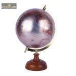 Aluminium Brown & Blue Globe 5 5 2 eMetalCrafts