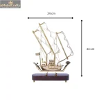 Titanic Medium Size Brass Sailing Ship with Wooden Base 2 Add a heading 15 eMetalCrafts